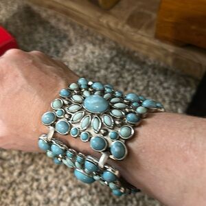 Turquoise cuff bracelet